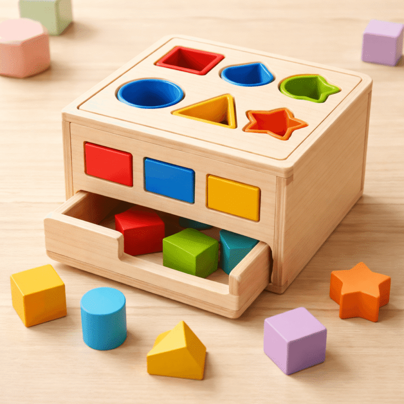 Montessori Shape Sorter Box