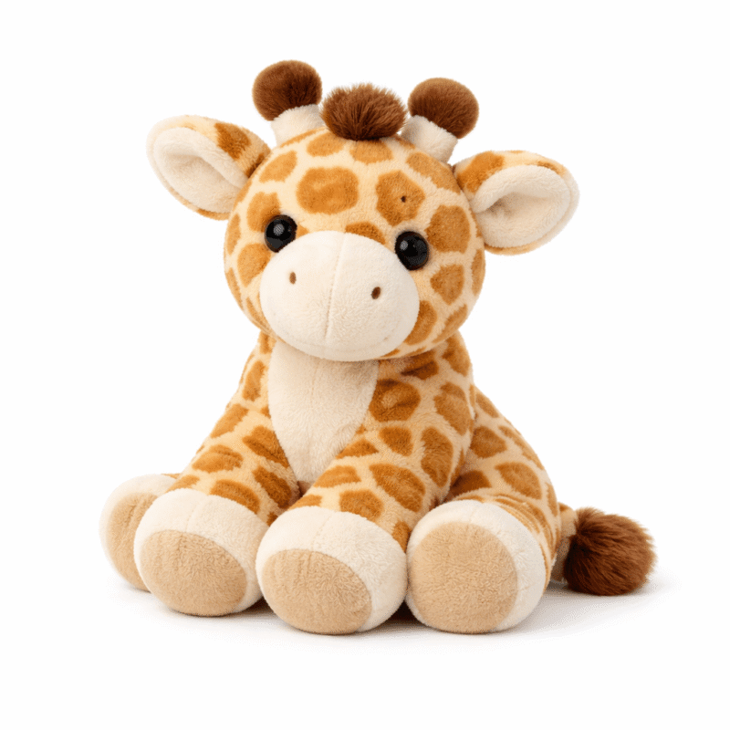 Soft Cuddly Animal Plush – Giraffe